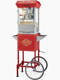 Machine à pop-corn professionnelle avec chariot